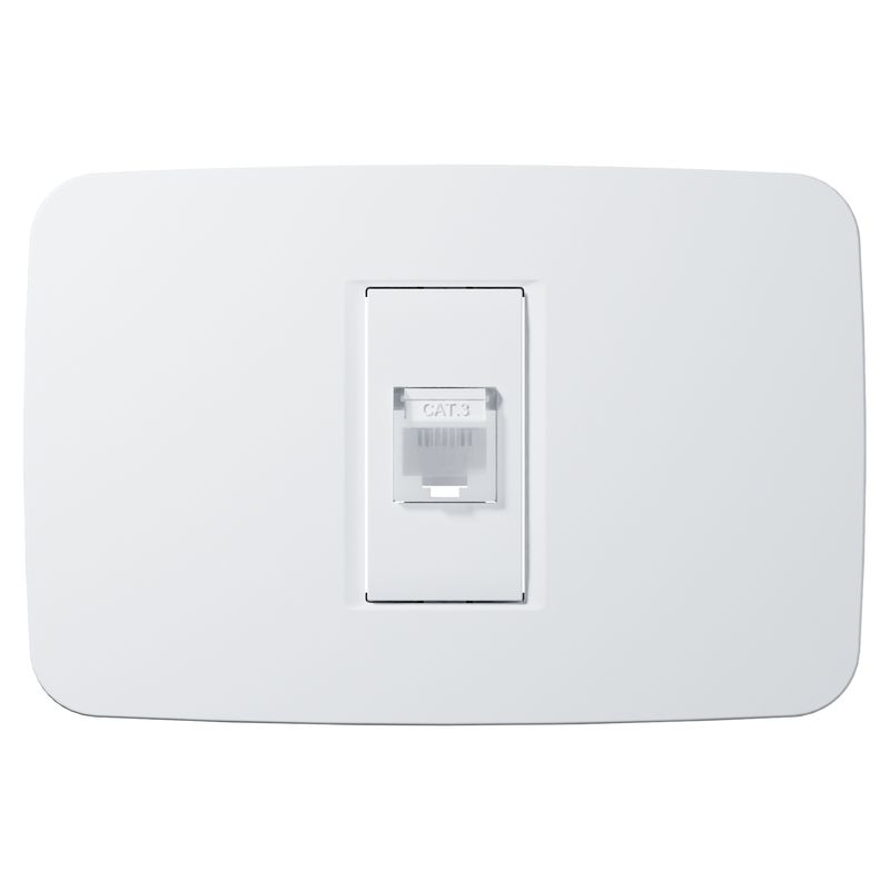 ABB - Toma Simple 1M Telefonica Rj11 Blanco Origen Abb