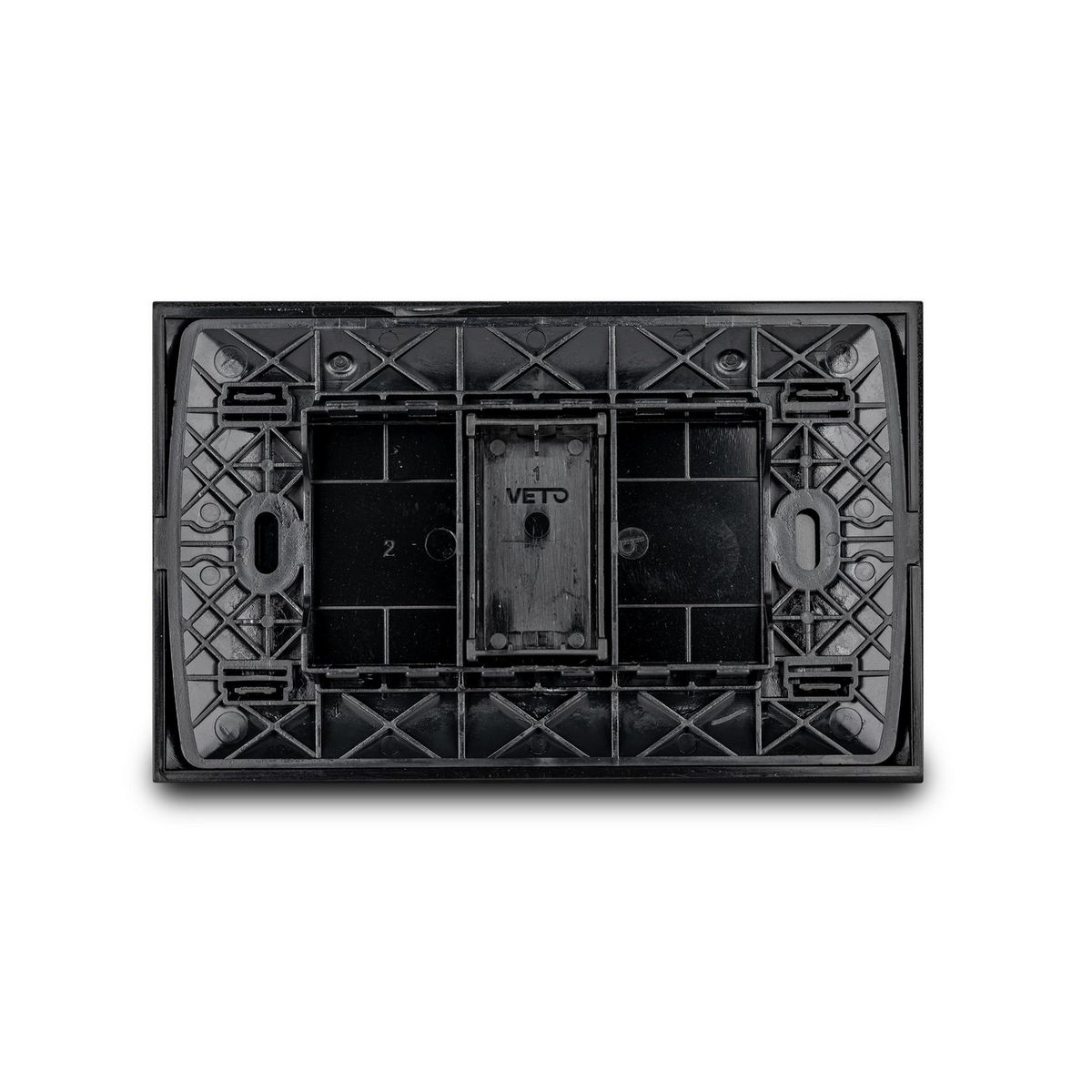 VETO - Placa Ciega Negro Viv19451