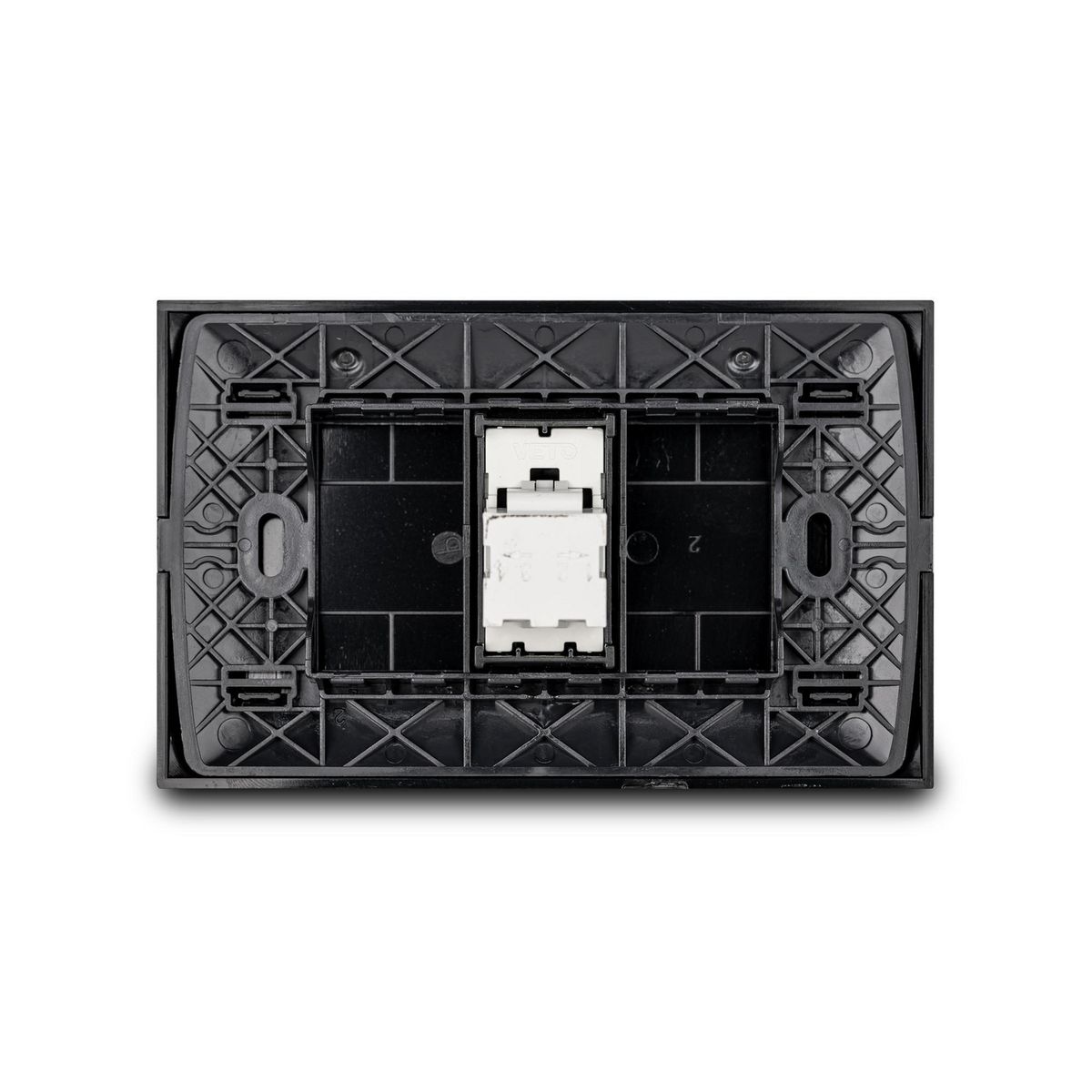 VETO - Jack Telefono Simple Rj14 Negro Viv19468