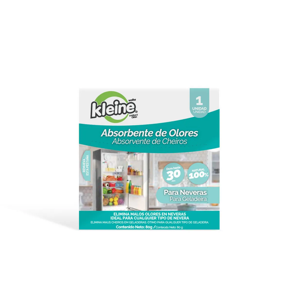KLEINE WOLKE - Eliminador de Olores Nevera 80gr