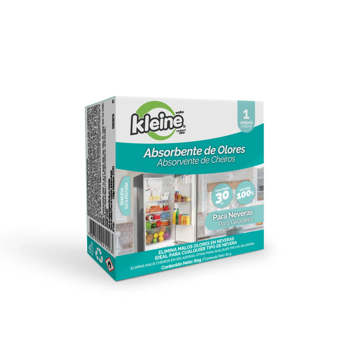 KLEINE WOLKE - Eliminador de Olores Nevera 80gr