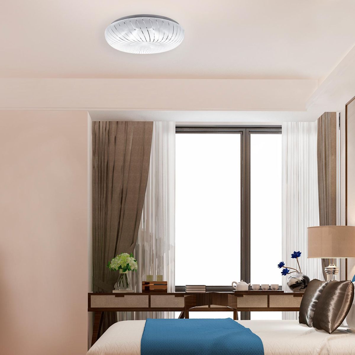 LIGHTECH - Plafón LED Kanyi Luz Fría Blanco 18W