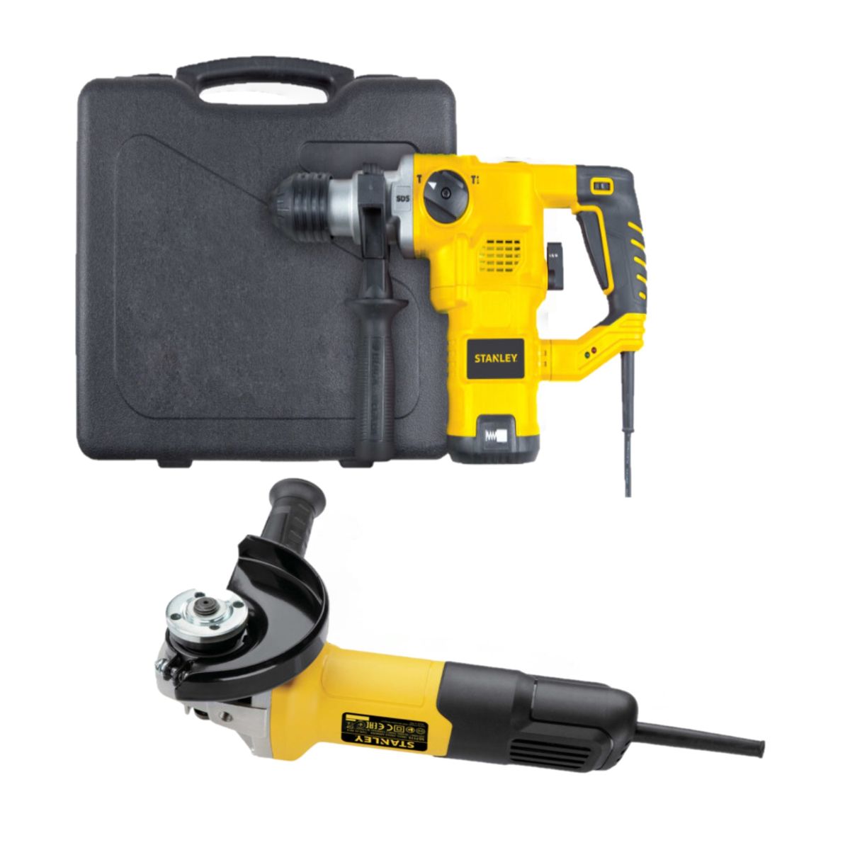 STANLEY - Rotomartillo SDS 1250W + Esmeril 750W
