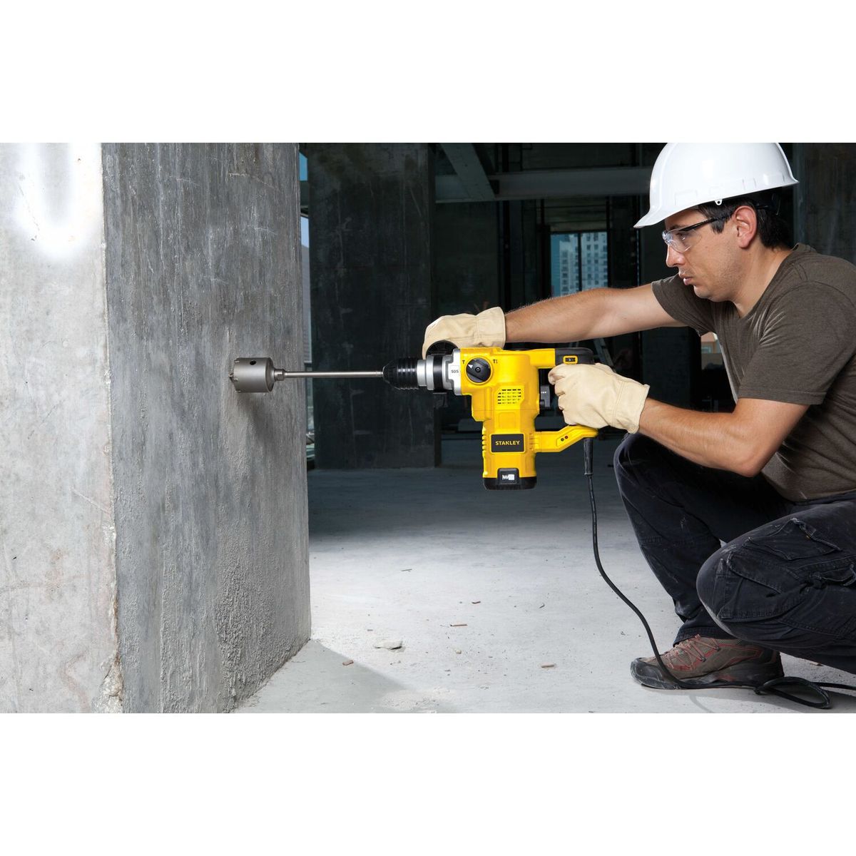 STANLEY - Rotomartillo SDS 1250W + Esmeril 750W