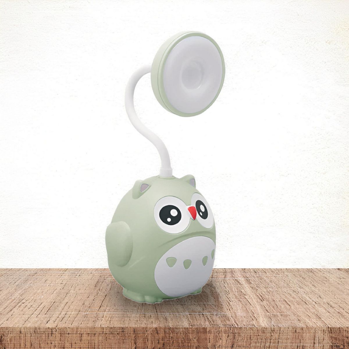  - Lámpara de Escritorio Búho Gris