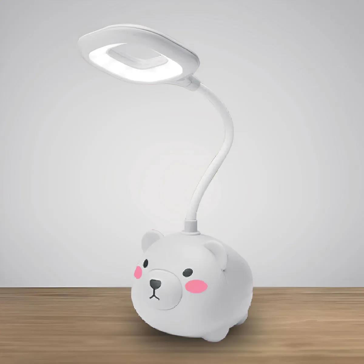  - Lámpara de Escritorio Oso Blanco
