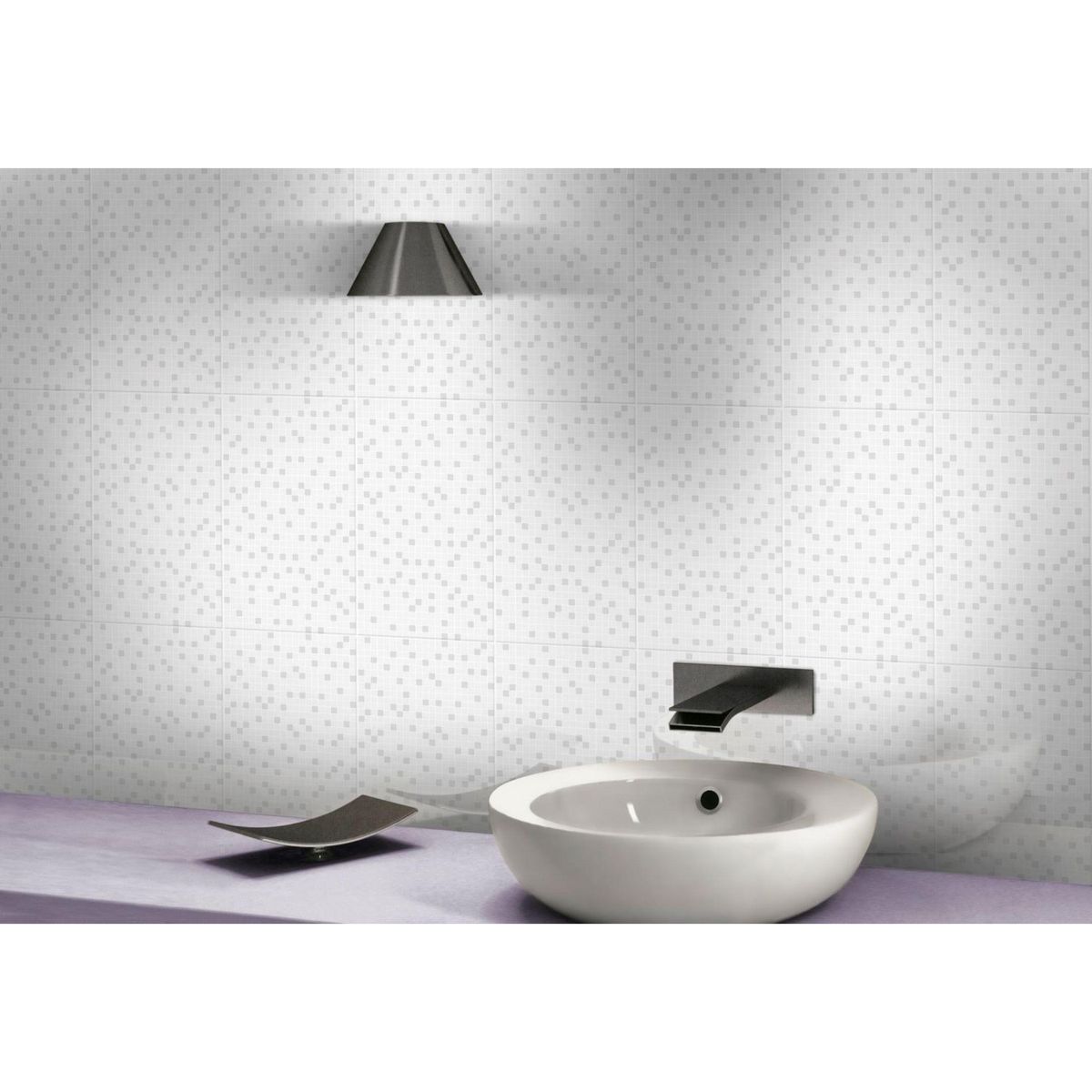 SAN LORENZO - Cerámica Blanco Decorado 27X45cm 2.07m2 Laritza