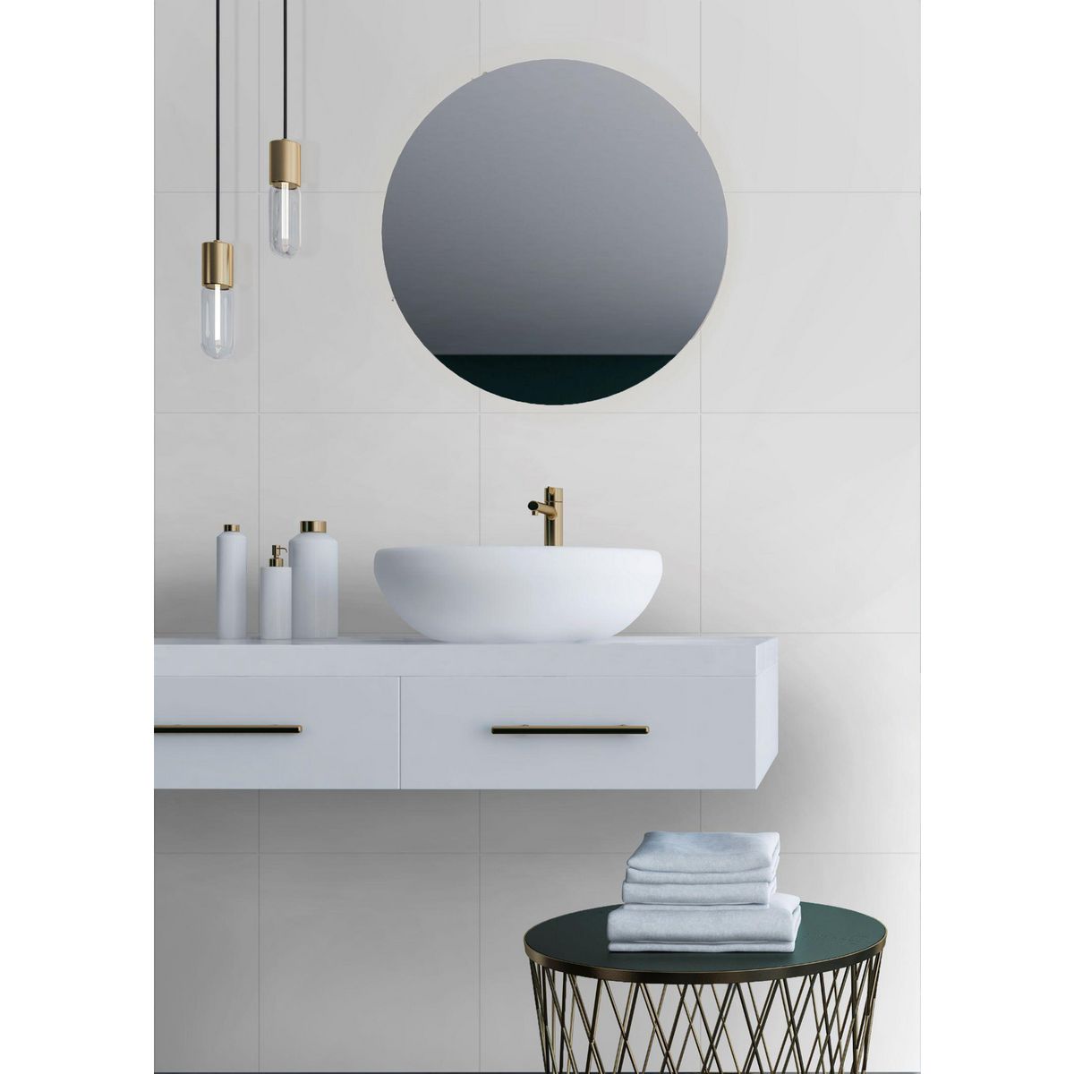 SAN LORENZO - Cerámica Blanco Liso 45X45cm 2.08m2 Bianco Forte