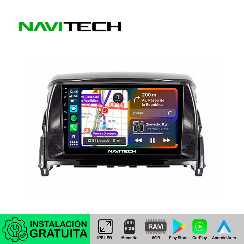 NAVITECH - Autoradio Carplay & Android Auto Mitsubishi Eclipse 2018 ? 2021