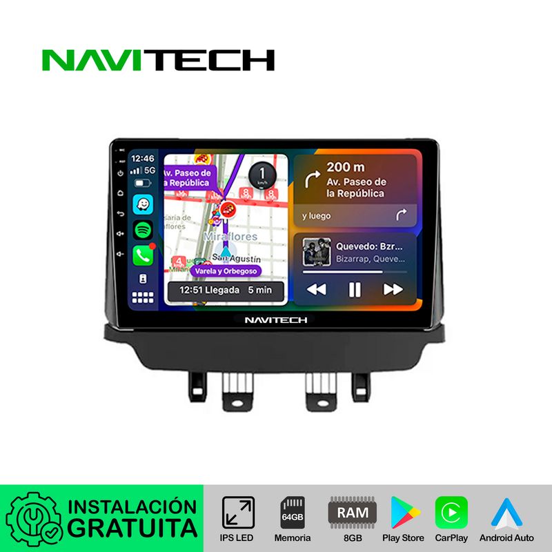 NAVITECH - Autoradio Carplay & Android Auto Mazda 2 CX3 2015 ? 2022