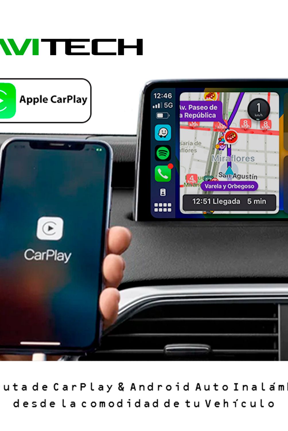 NAVITECH - Autoradio Carplay & Android Auto Mazda CX7 2006 ? 2012