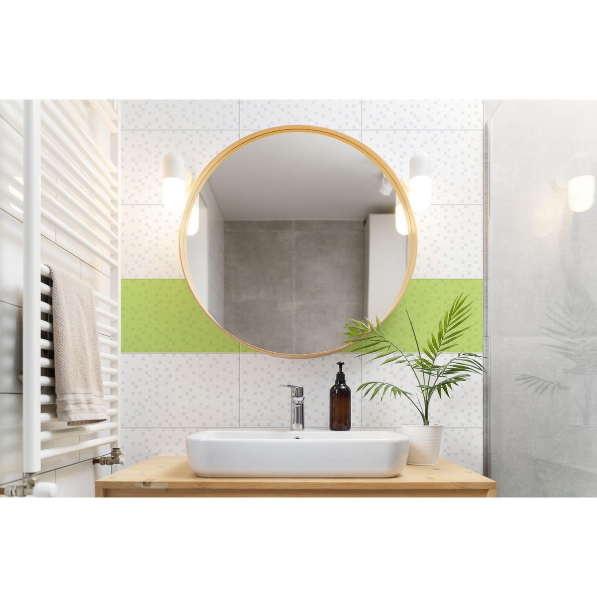 SAN LORENZO - Ceramica Turquesa Decorado 27x45cm 2.07m2