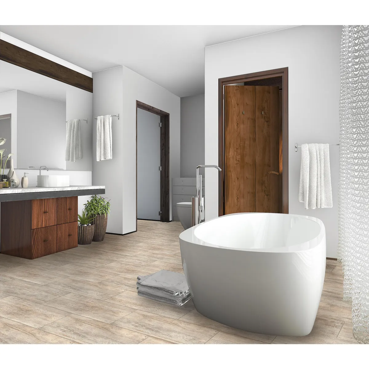 SAN LORENZO - Ceramica Beige Maderado 20x61cm 1.86m2