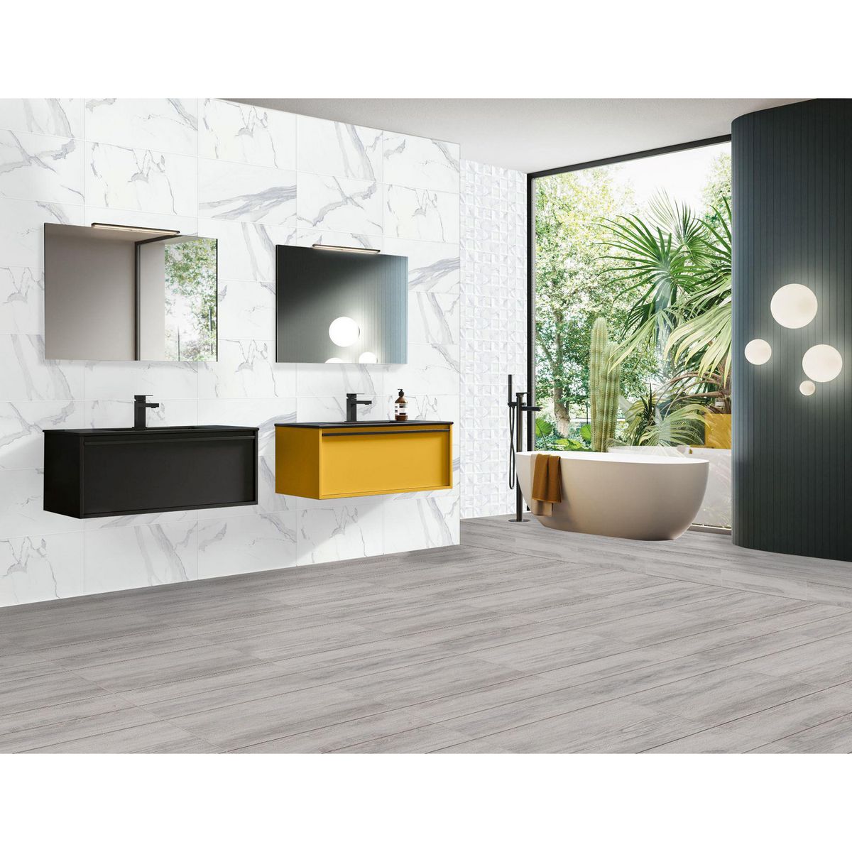 SAN LORENZO - Ceramica Gris Maderado 60x60cm 2.58m2