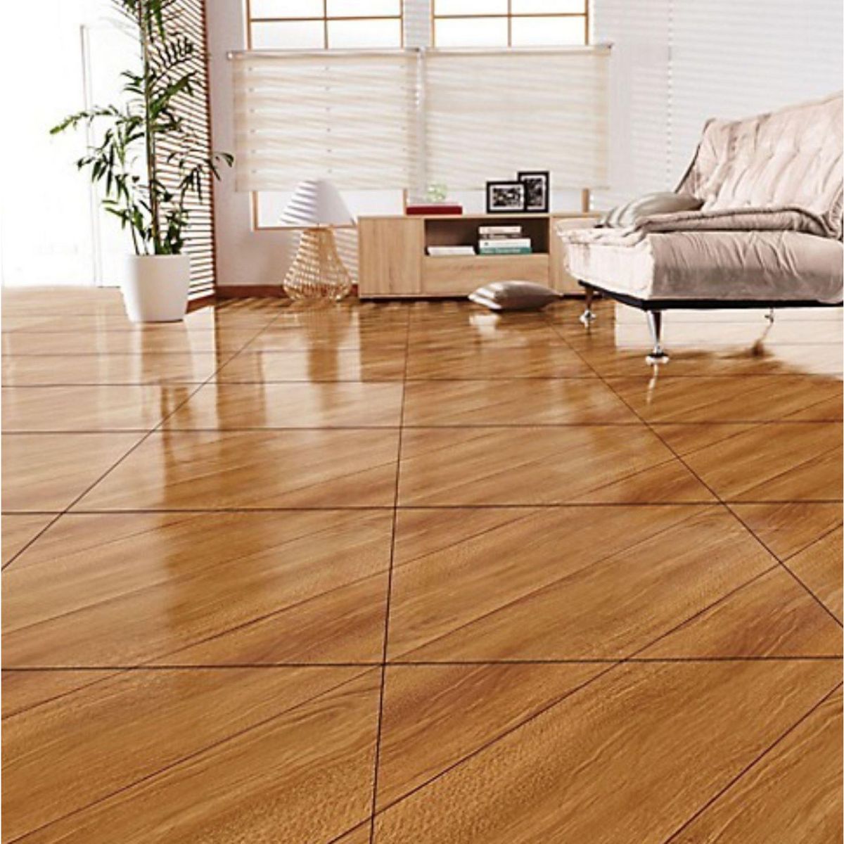 SAN LORENZO - Cerámica Marrón Maderado 45X45cm 2.29m2 Gran Bretaña