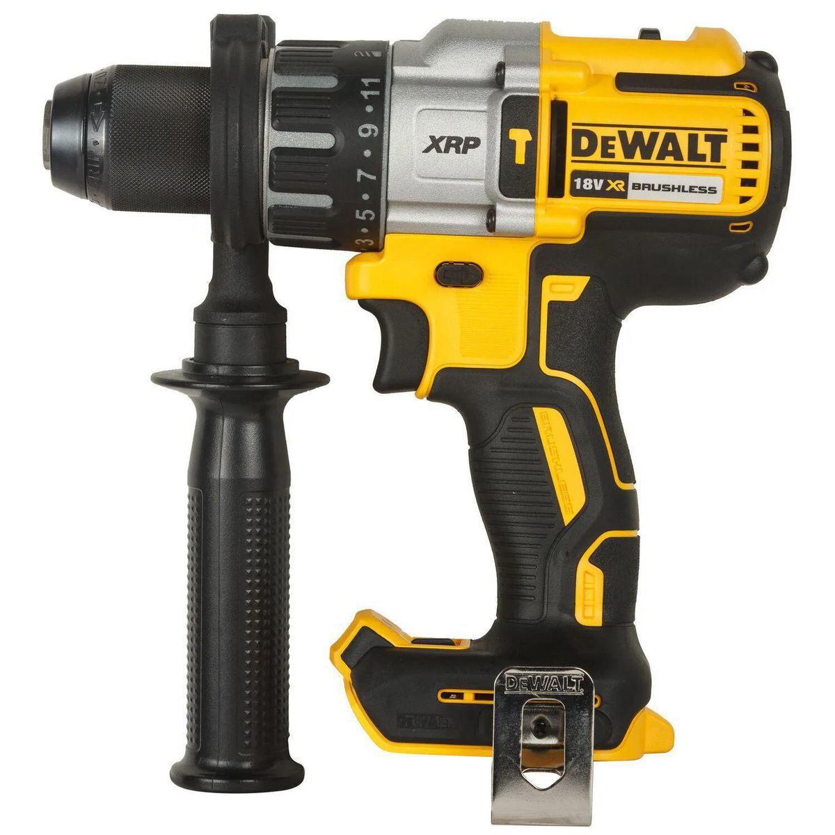 DEWALT - Taladro Percutor 1/2" 20V + 02 baterias 5AH + cargador + maleta plastica DCD996P2T-B2 DeWalt