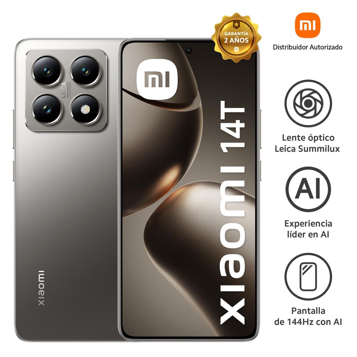 XIAOMI - Celular Xiaomi 14T 12Gb 512Gb Grey