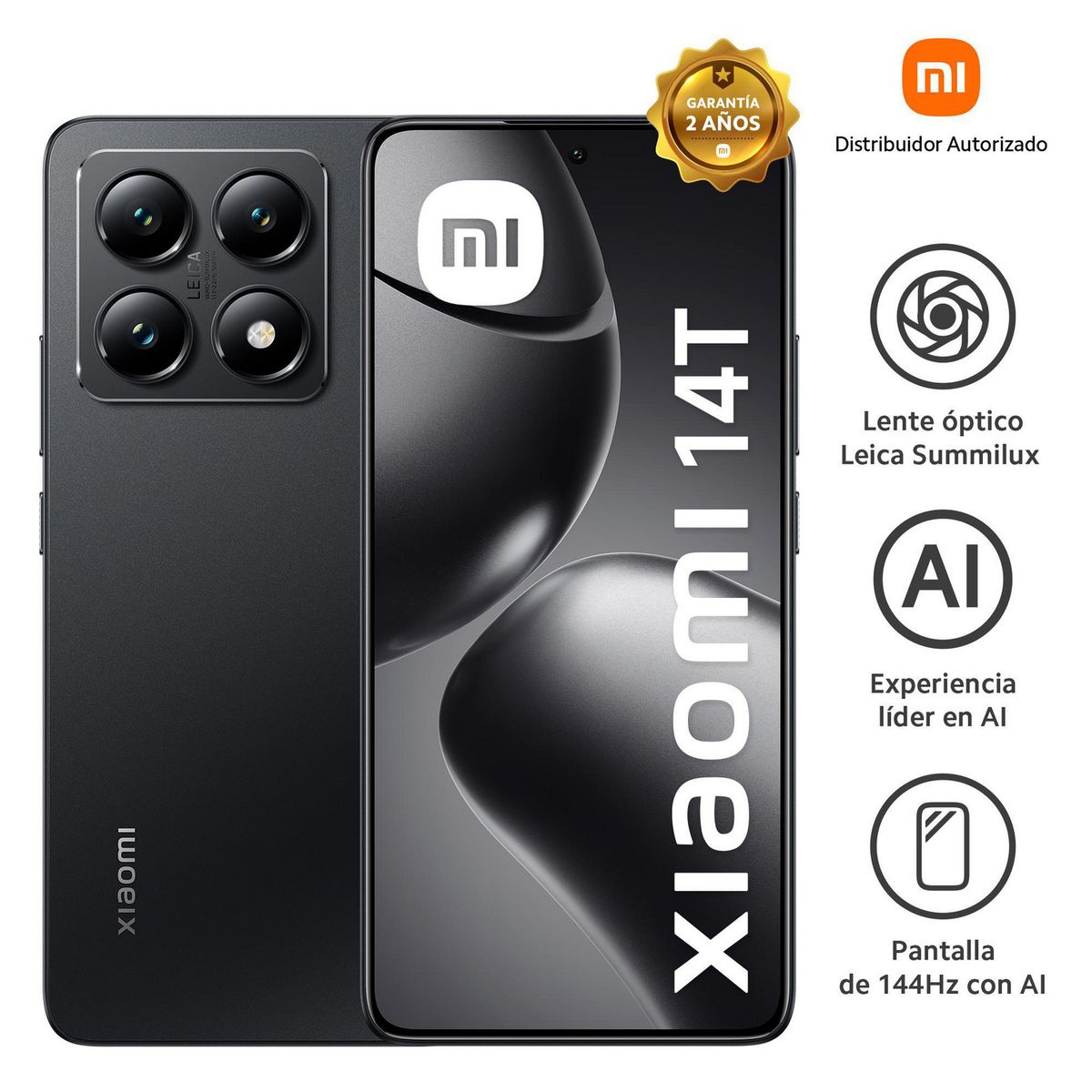 XIAOMI - Celular Xiaomi 14T 12Gb 512Gb Black