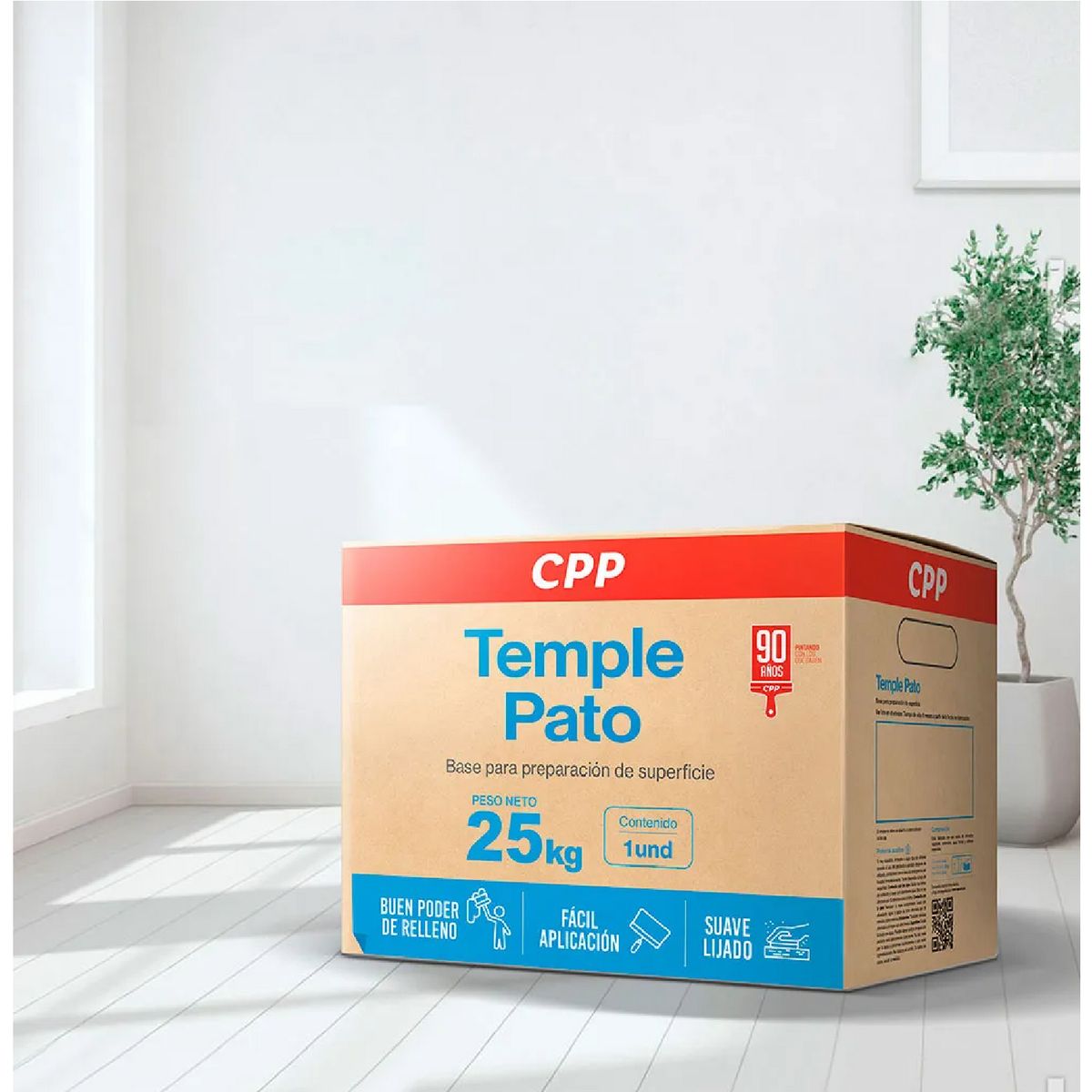 CPP - Temple Pato CPP Blanco Caja 25Kg