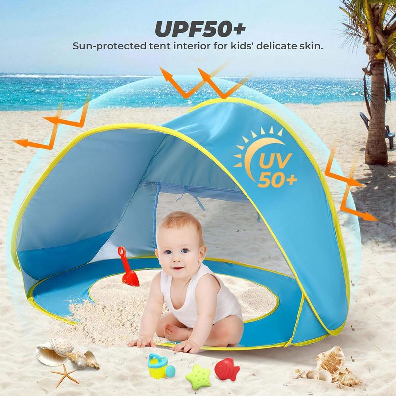  - Piscina con Techo UV50 125x80x75cm