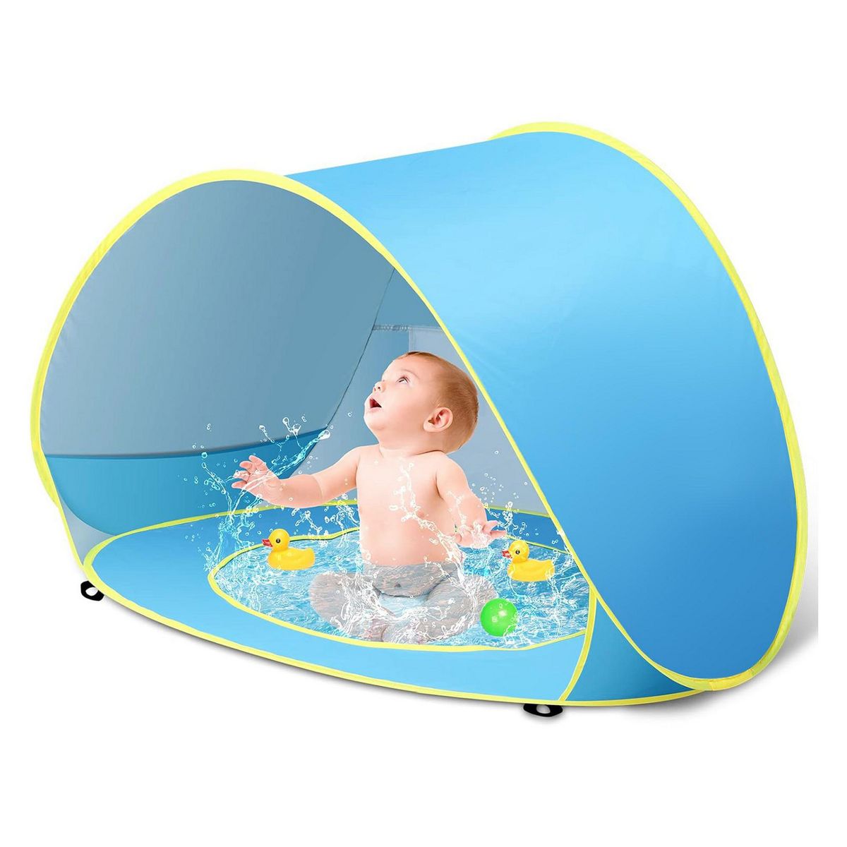  - Piscina par Bebé con Techo UV50 125x80x75cm