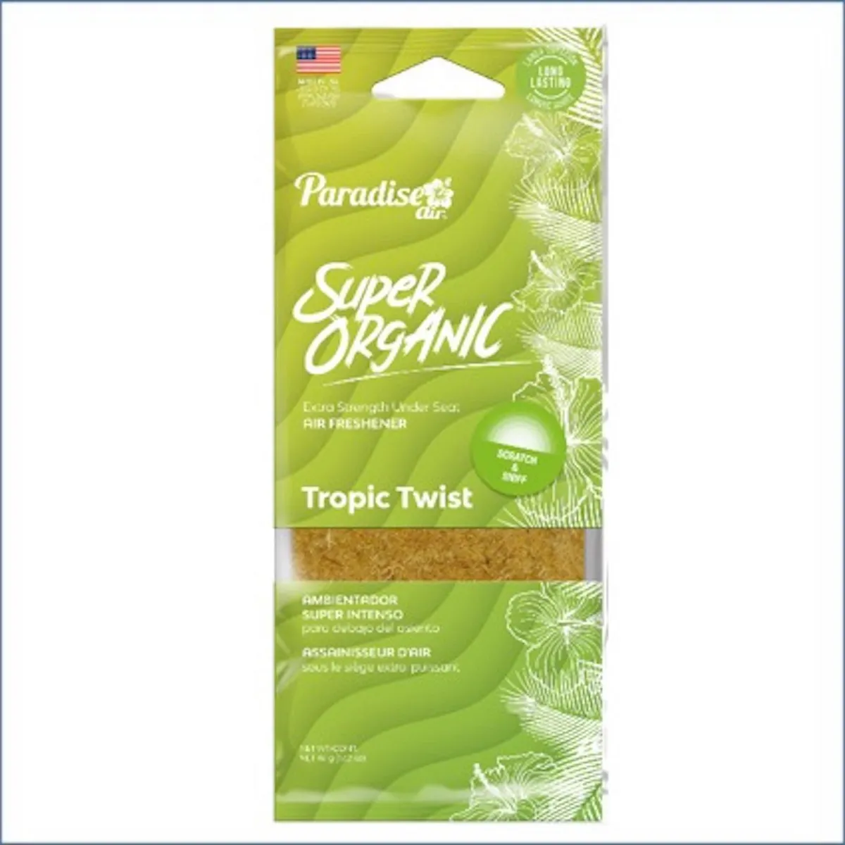 PARADISE - Ambientador para Auto Paradise Air Super Organic Aroma Tropic Twist