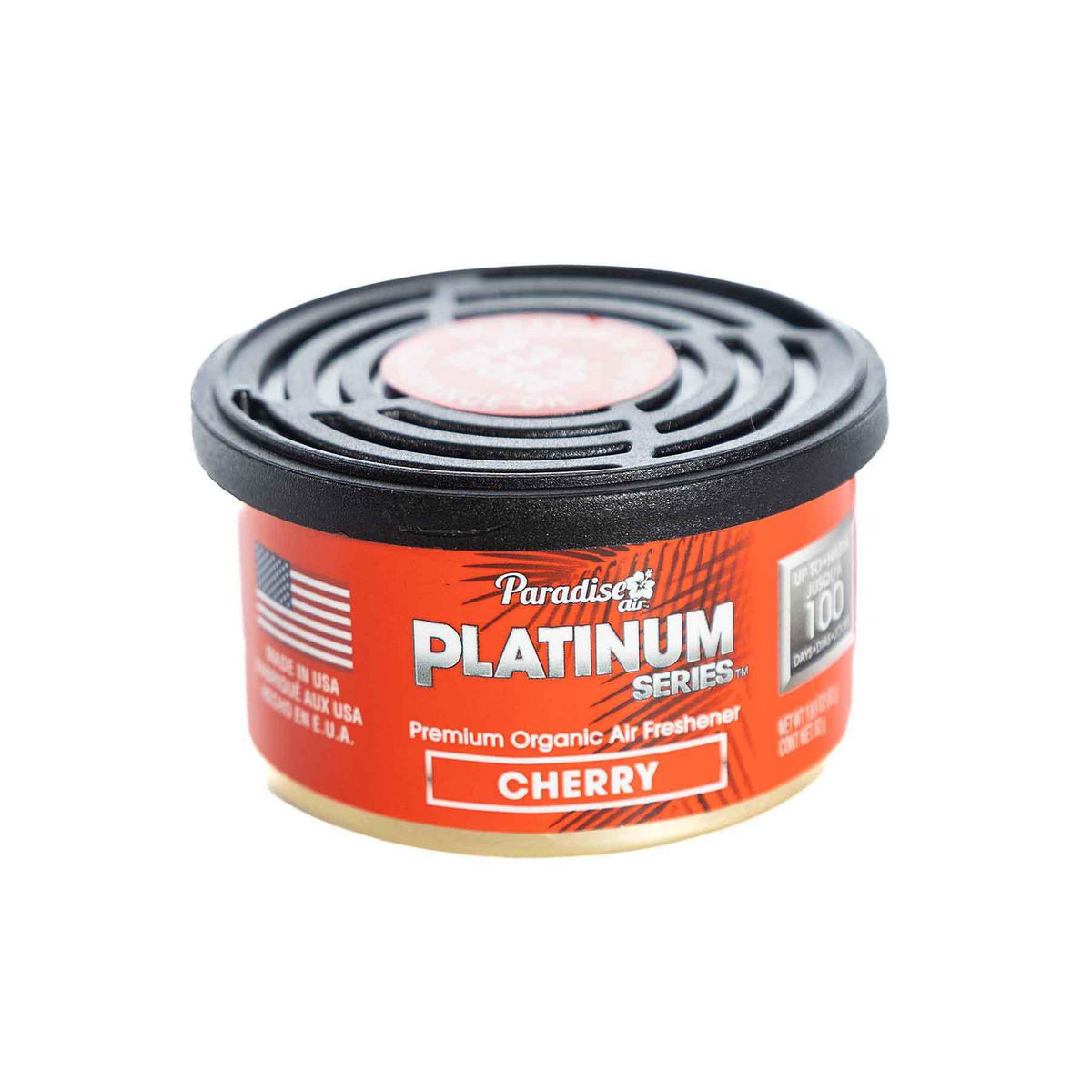 PARADISE - Ambientador para Auto Paradise Air Platinum Lata Organica 52gr - 100 dias