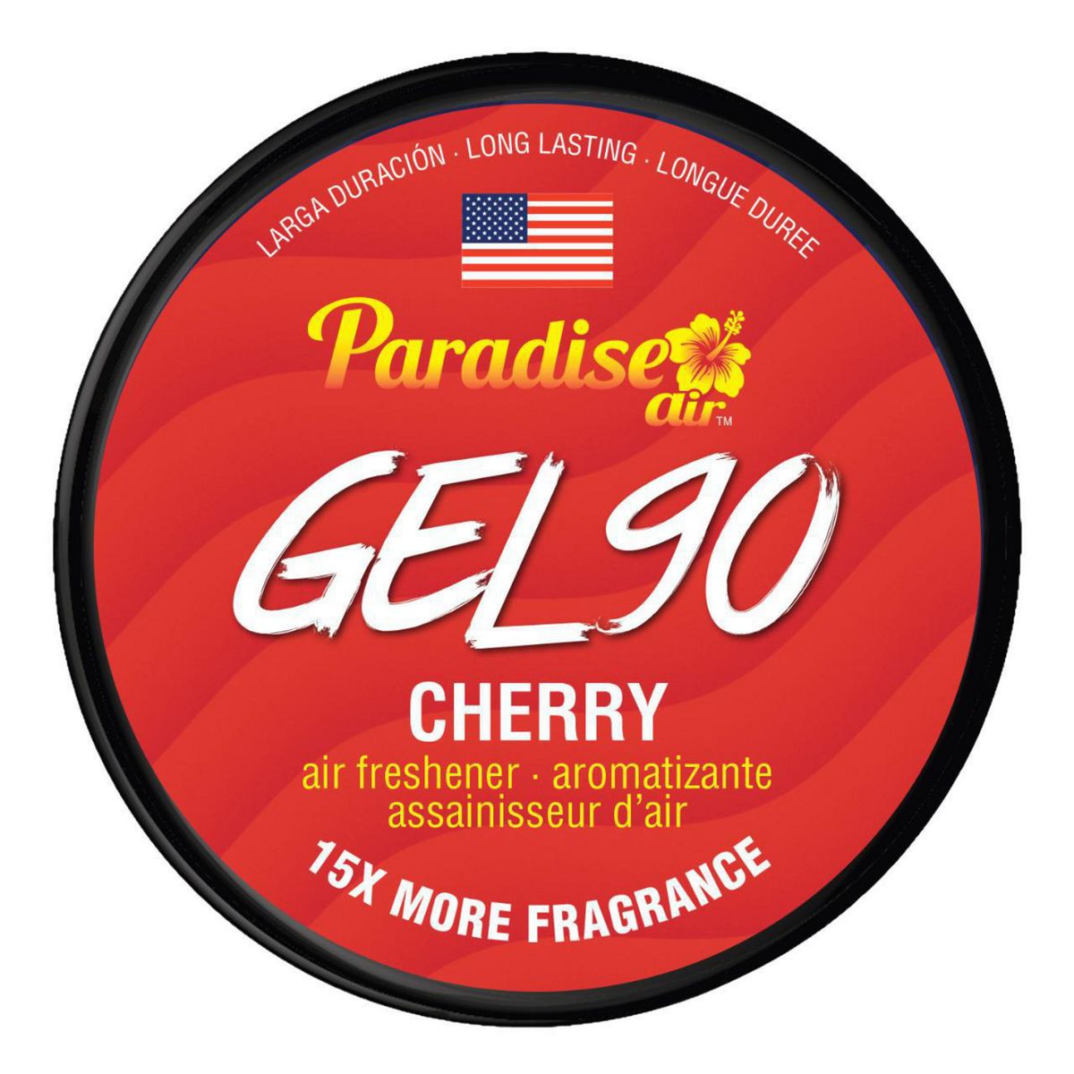 PARADISE - Ambientador para Auto Paradise Air Slim Gel 90 Aroma Cherry