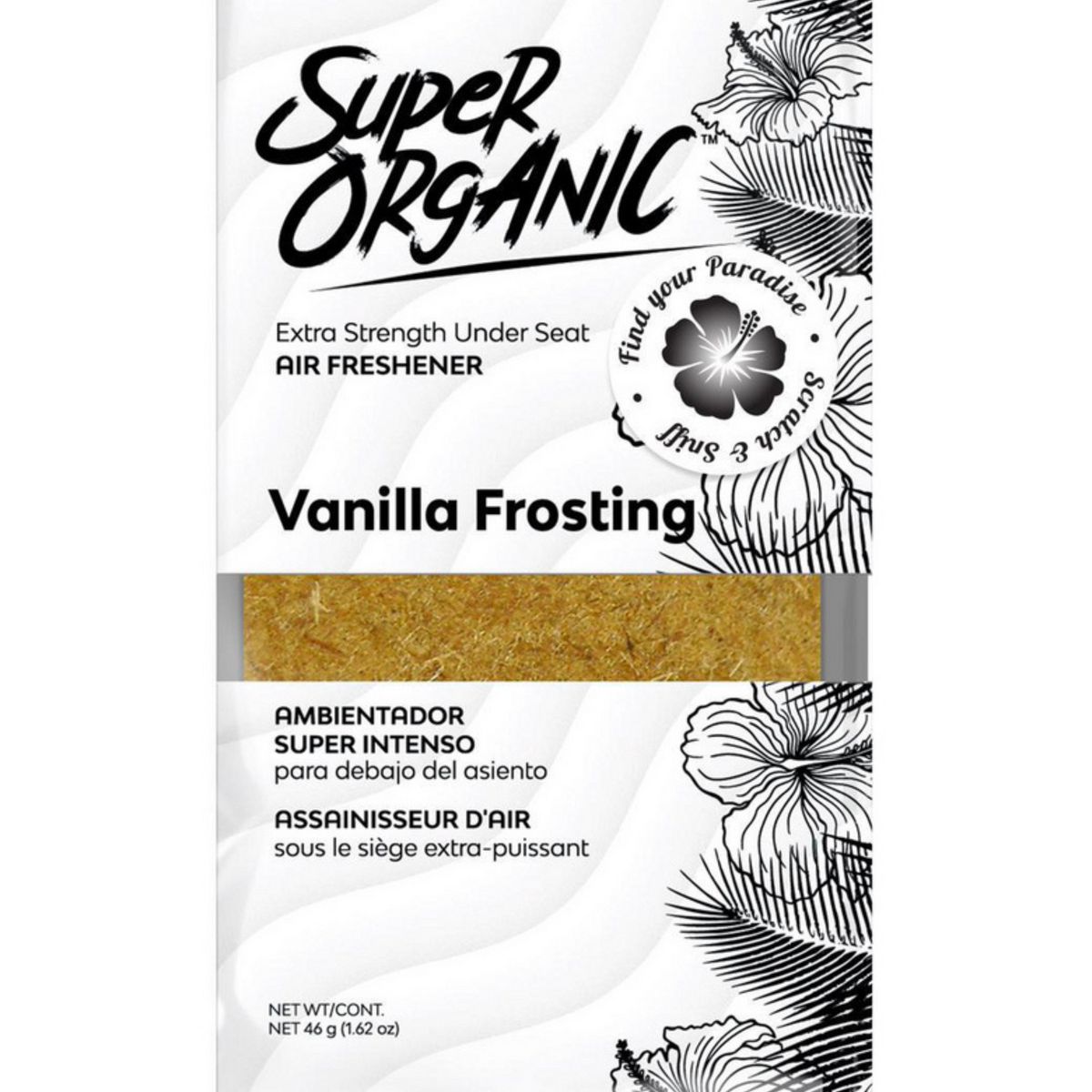 PARADISE - Ambientador para Auto Paradise Air Super Organic Aroma Vainilla