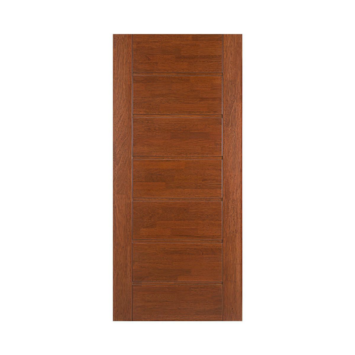 DIMFER - Puerta de madera Principal Tornillo Mach. Nat. Bisel Granada 45X850X2070
