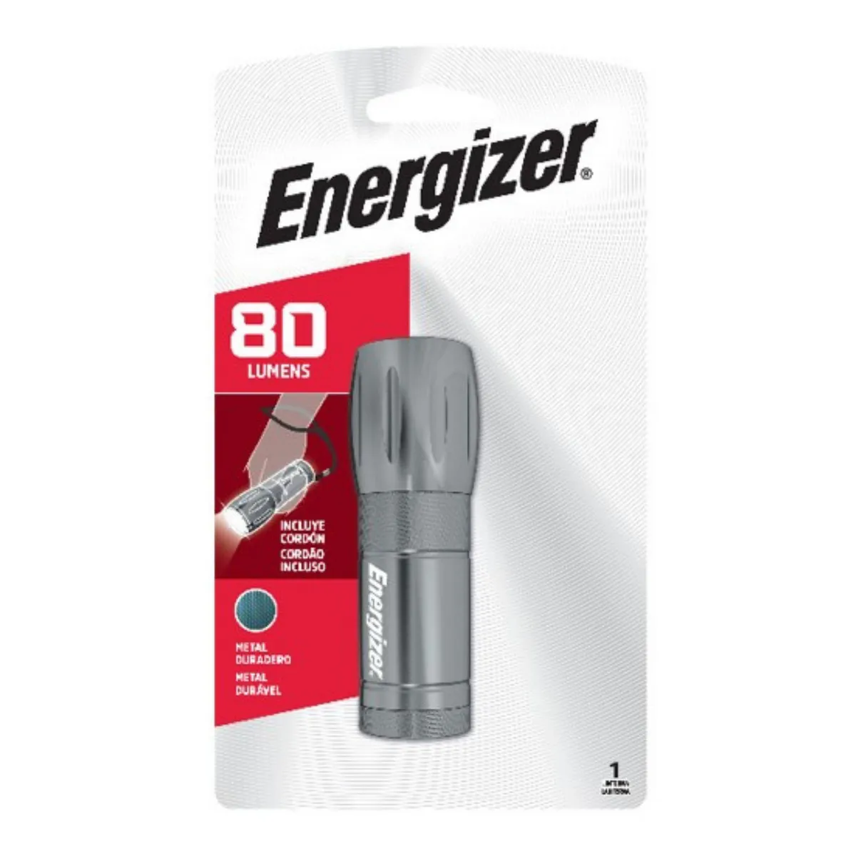 ENERGIZER - Linterna Energizer Compact Metal 80lm