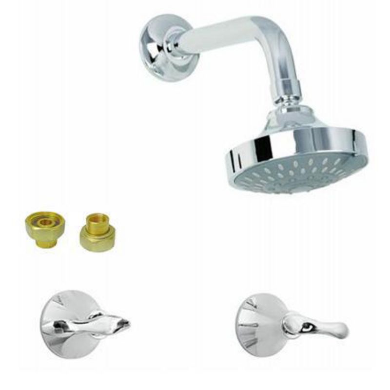 GRICOL - Mezclador Ducha 8" En Bronce Con Union Universal Tedesca