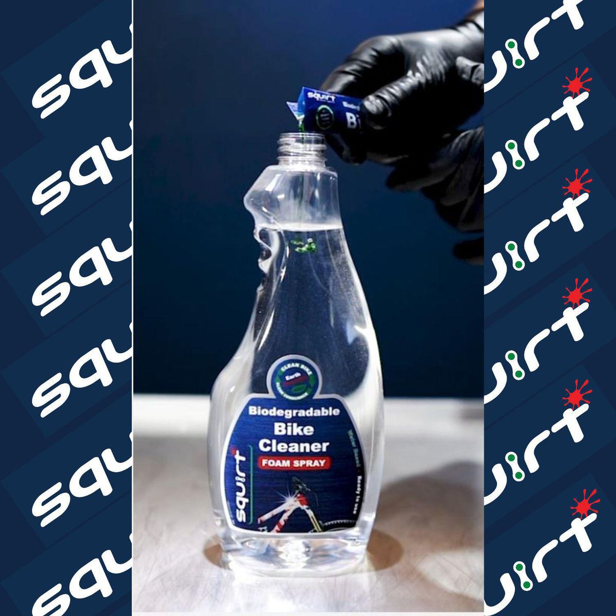  - Limpiador Biodegradable Bike Cleaner Foam Spray 750ml + 3 sachets de 30ml