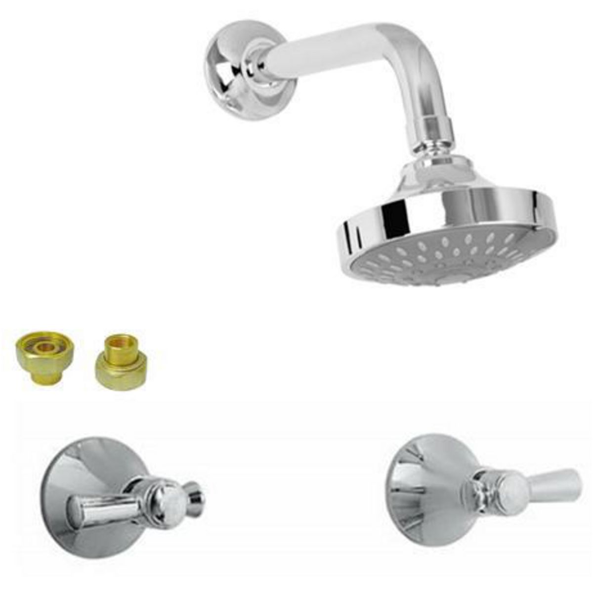 GRICOL - Mezclador Ducha 8" en Bronce con Unión Universal Cobra