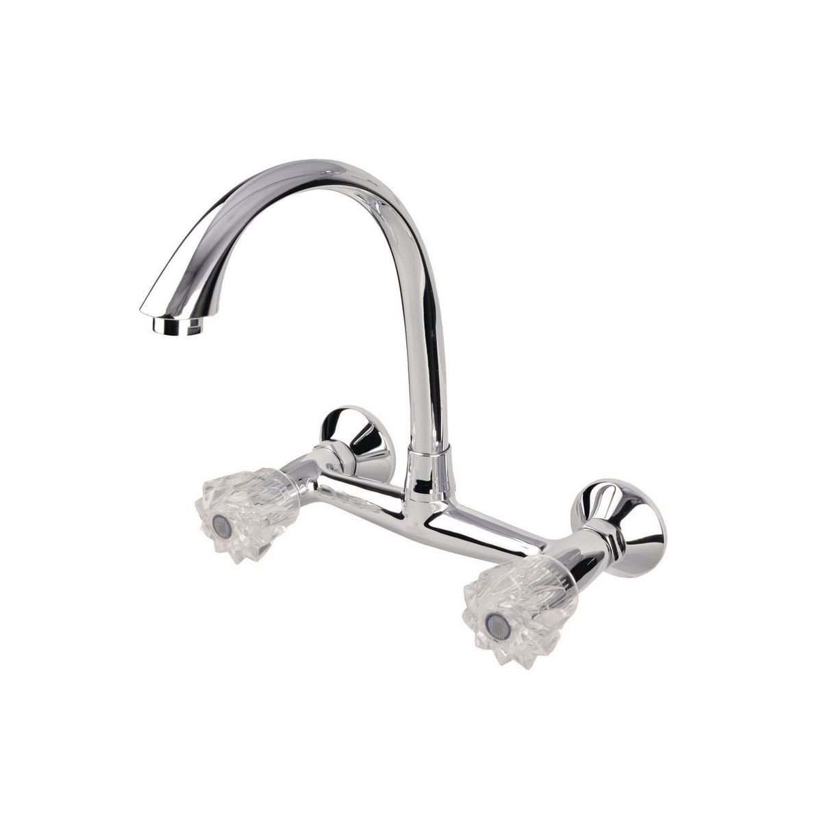 GRICOL - Mezclador Pared Lavaplatos 8" Cuerpo en Bronce Kristhal