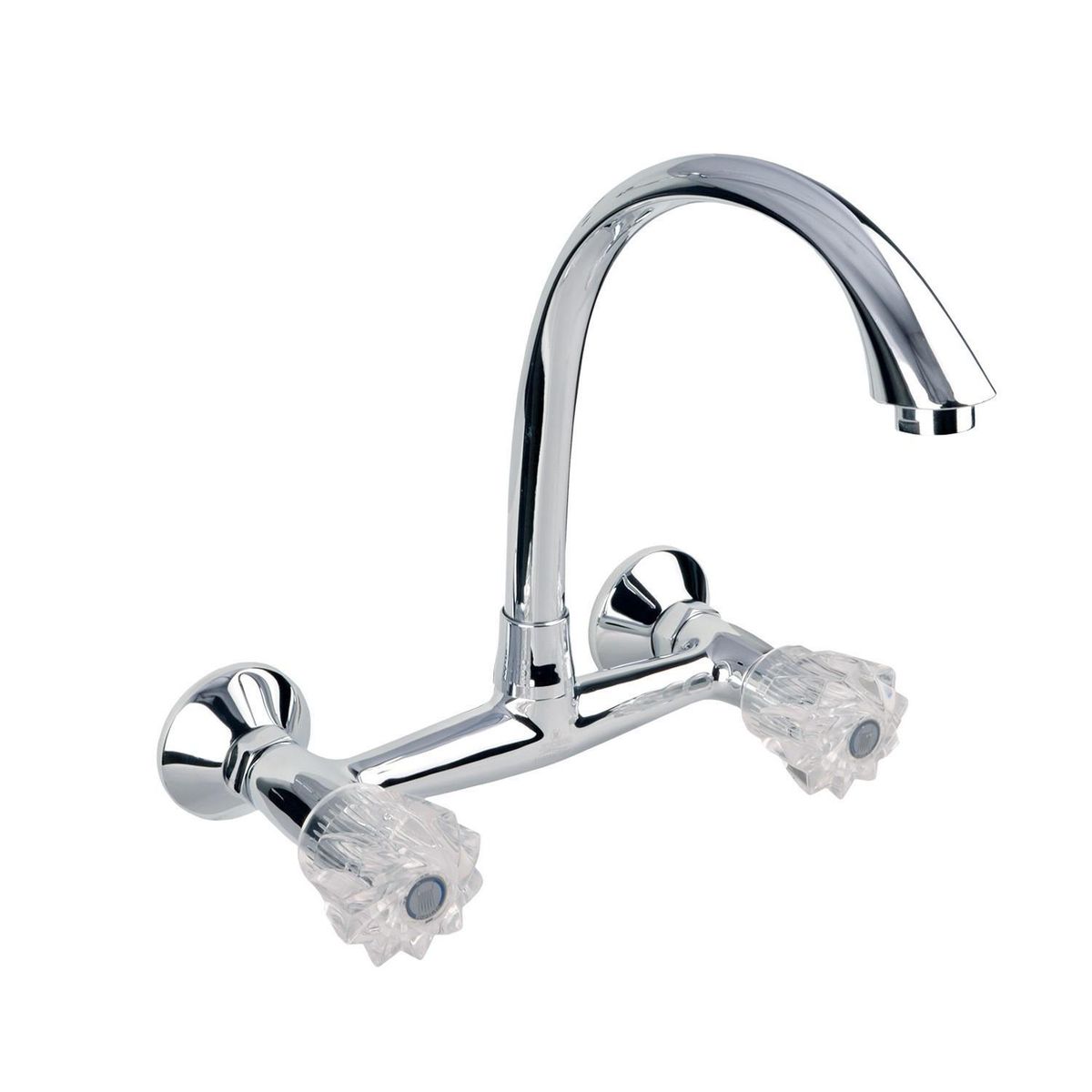 GRICOL - Mezclador Pared Lavaplatos 8" Cuerpo en Bronce Kristhal