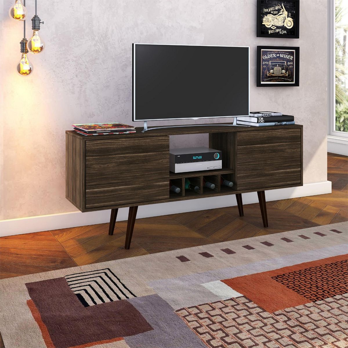 2020 HOME - Mesa de TV 55" Portugal Nogal