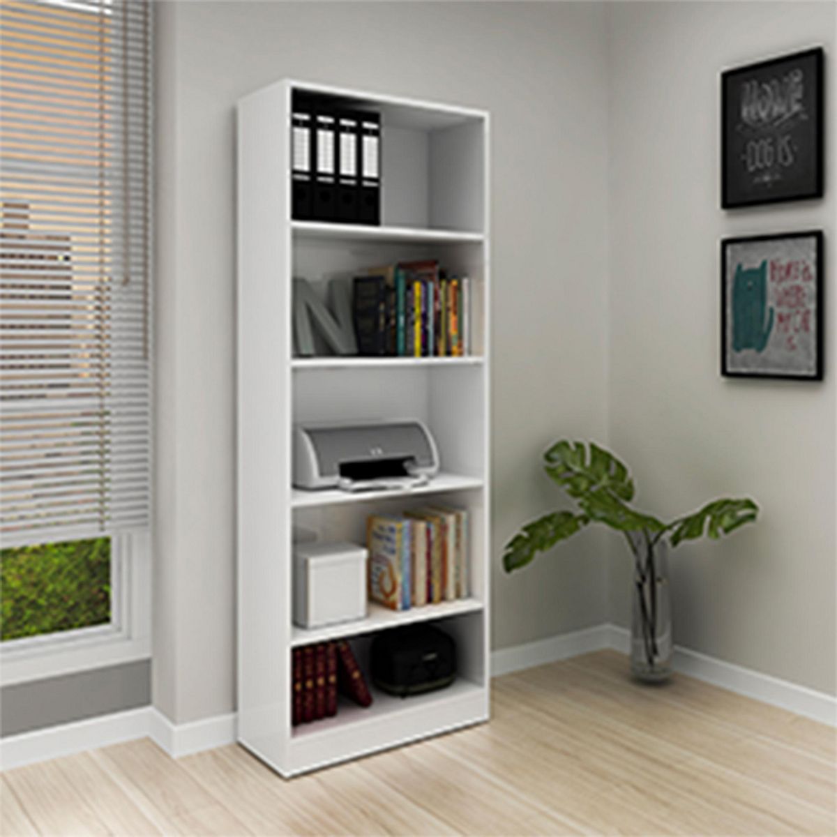 2020 HOME - Estante Librero Rosana Blanco