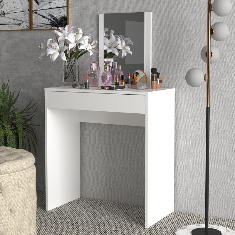  - Tocador con Espejo Bali Blanco