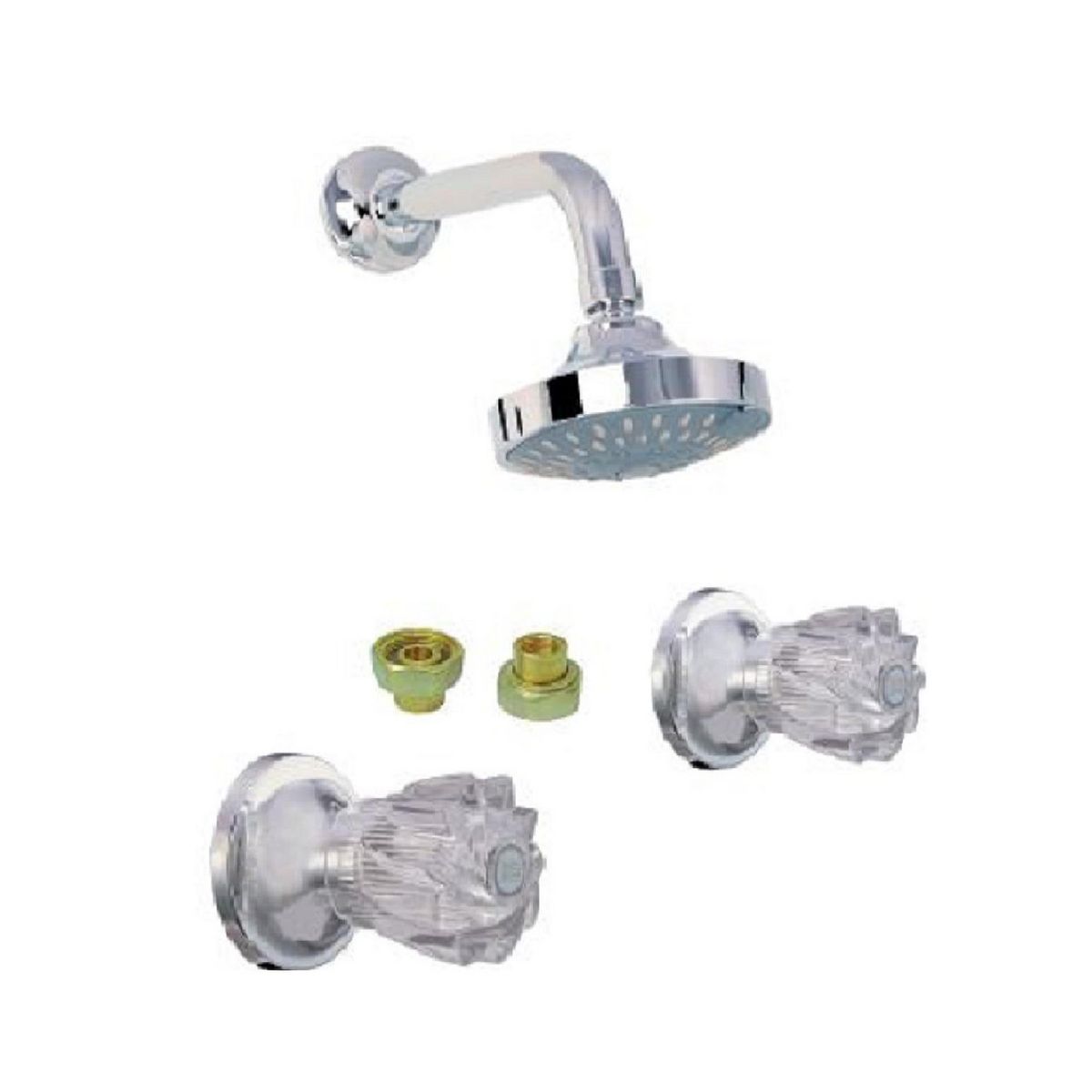 GRICOL - Mezclador Ducha 8" en Bronce con Unión Universal Kristhal