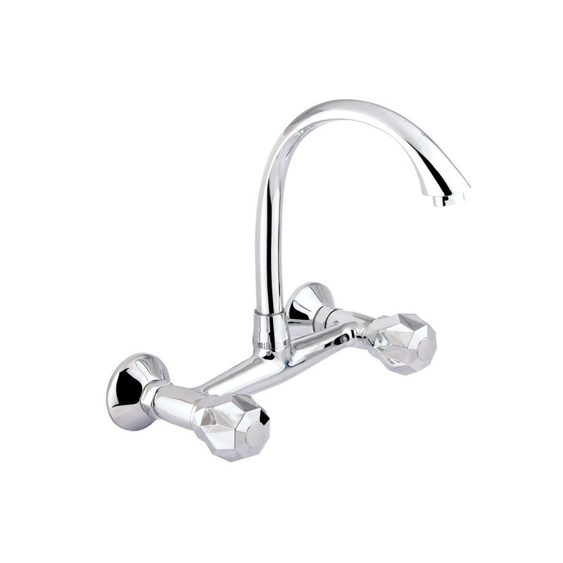 GRICOL - Mezclador Pared Lavaplatos 8" Cuerpo en Bronce Platino