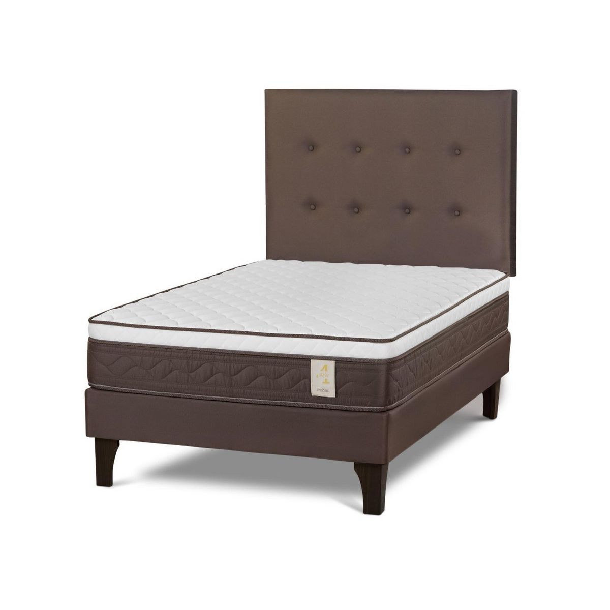 ROSEN - Cama Europea New Style 4 Plus 1.5 Plazas + Cabecera West