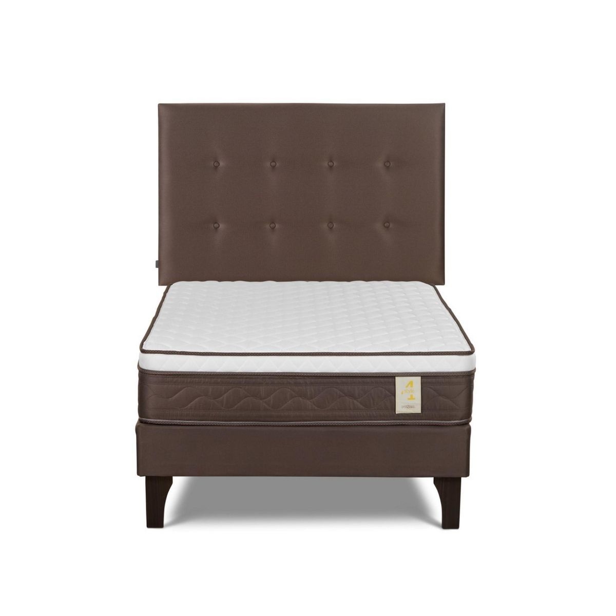 ROSEN - Cama Europea New Style 4 Plus 1.5 Plazas + Cabecera West