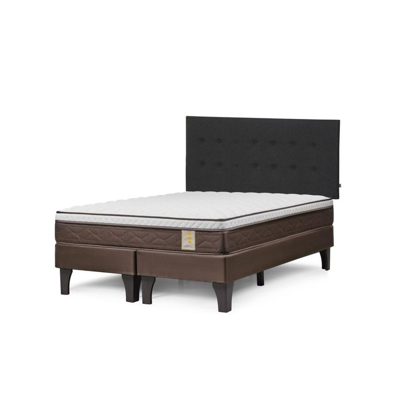 ROSEN - Cama Europea New Style 4 Plus Queen + Cabecera West