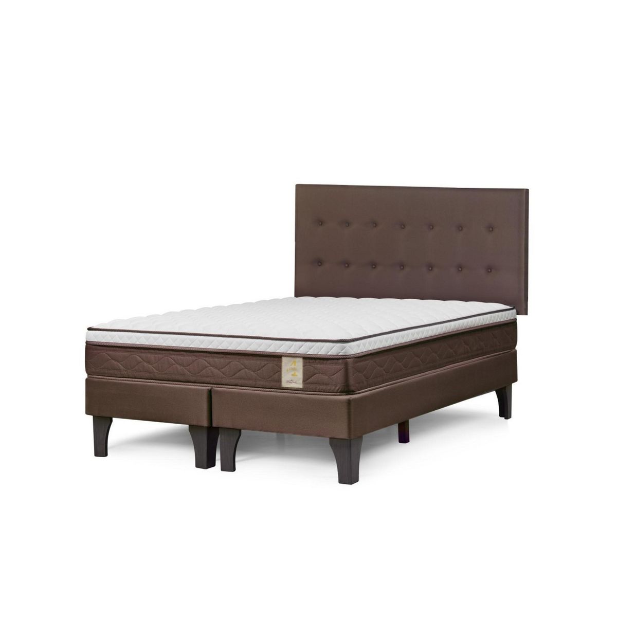 ROSEN - Cama Europea New Style 4 Plus Queen + Cabecera West