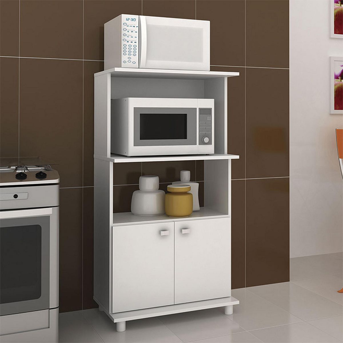 2020 HOME - Mueble Auxiliar de Cocina Victoria Blanco