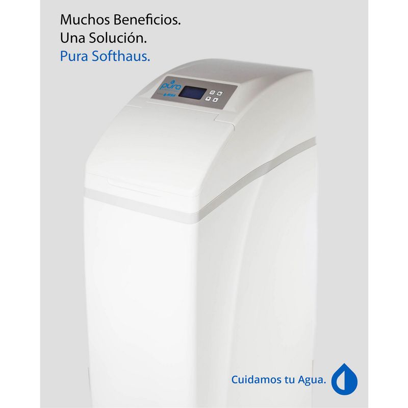 GENERICO - Ablandador de agua SoftHouse eliminador de sales en agua como carbonato de calcio y magnesio