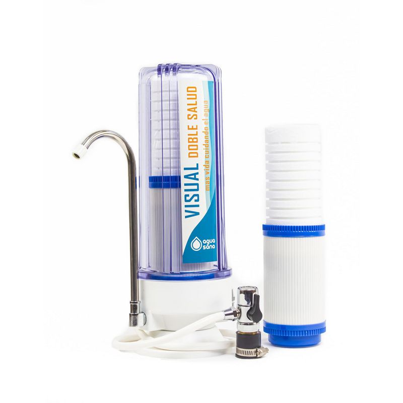 AGUA SANA - Purificador de agua visual doble para lavadero