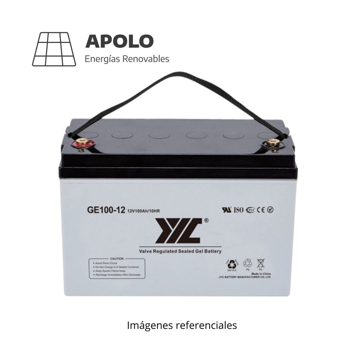 APOLLO - BATERIA JYC APOLO 12V 100AH GEL