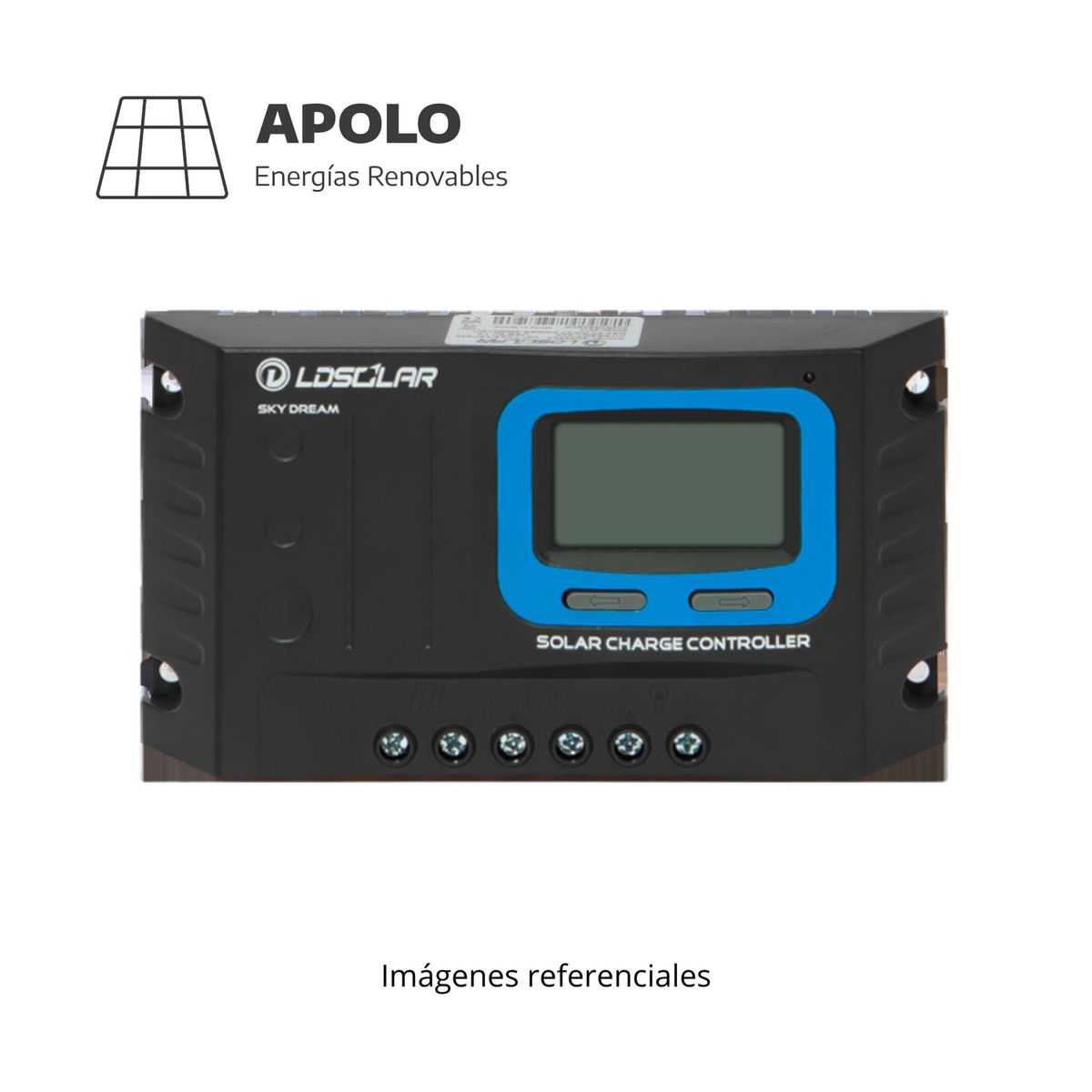 APOLLO - Controlador Ldsolar Apolo C/Usb 12V/24V 10Ah